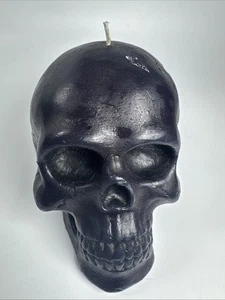 Black Skull Candle Unused 5.5" Tall - Picture 1 of 7