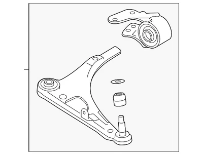 Genuine Acura Arm L Front (Lower) 51360-TZ5-A10 - Image 1 of 2