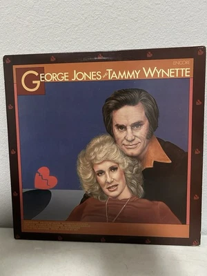 George Jones and Tammy Wynette Encore 1982 Vinyl LP CBS Inc. Compilation - Image 1 of 4