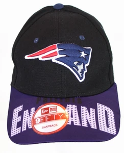 New England Patriots New Era 9FIFTY Snapback schwarz/lila Cap ~ Einheitsgröße - Bild 1 von 11