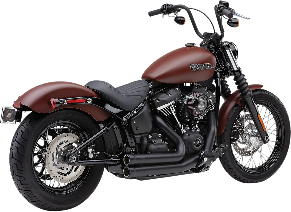 Cobra 909 Black Exhaust 2018-2020 Harley Softail Deluxe Low Rider Street Bob - Image 1 of 1