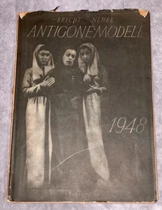 Antigonemodell Bertolt Brecht Caspar Neher Deutsch 1948 Hc/Dj - Bild 1 von 12
