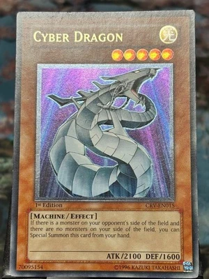 Cyber ​​Dragon CRV-EN015 1st Edition Ultimate Rare YuGiOh Card Japanese Vintage - Image 1 of 2