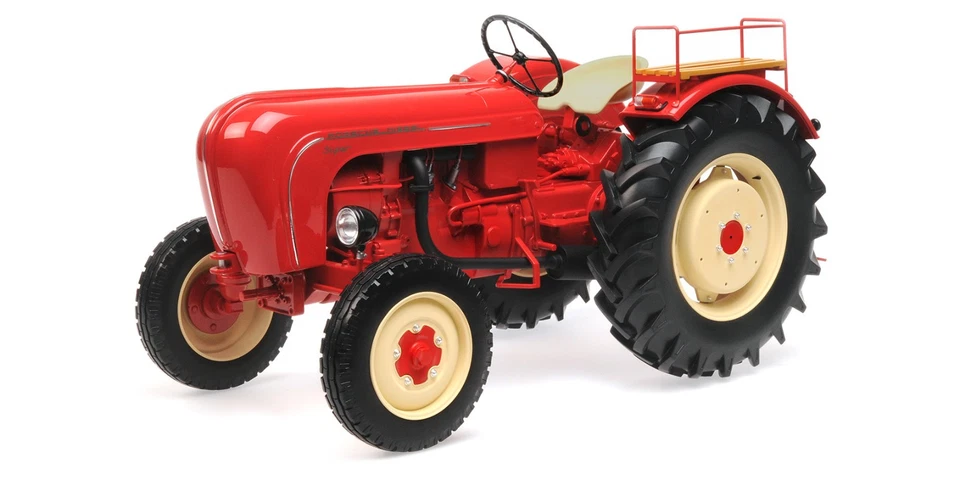 Minichamps 1:8 800189070 PORSCHE SUPER TRAKTOR 1958 ROT NEU OVP - Bild 1 von 1
