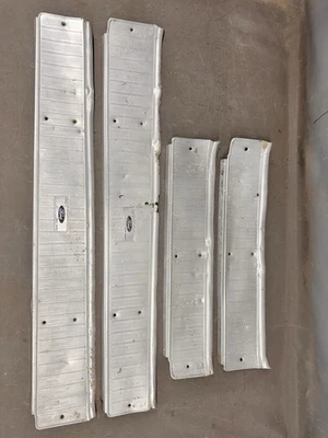 1963-1964 Ford Galaxie 4 Door Carpet Trim Sill Plate Moldings Mercury Park Lane - Image 1 of 4