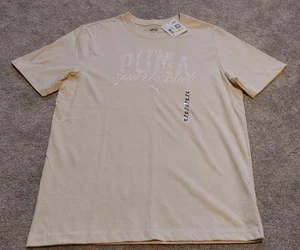 Nuovo! T-shirt Puma Sports Club uomo taglia media colore panna - Foto 1 di 3