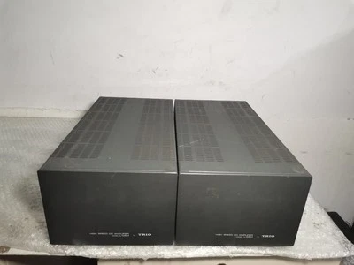 Trio Kenwood L-05M DC Mono Power Amplifier Vintage Tested Working (Pair) Black 2 - Image 1 of 4