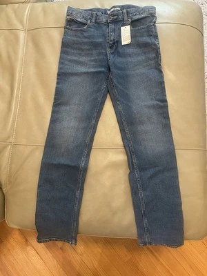 Pantalones de mezclilla Lands End azules ajustados para niños Foto 1 de 3