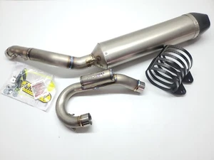 New KTM 350SX-F 11-12 Arrow Tittanium Carbon Cap Exhaust System Muffler Silencer - Picture 1 of 8