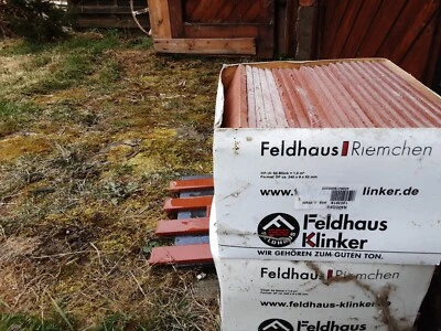 klinker riemchen außen rot,240x9x52,neu - Bild 1 von 3