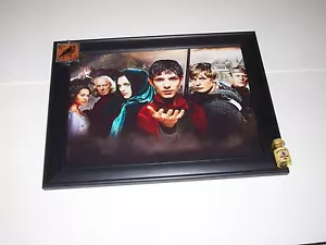 MERLIN special Frame & Photo COLIN MORGAN Bradley James & The Cast - Picture 1 of 1
