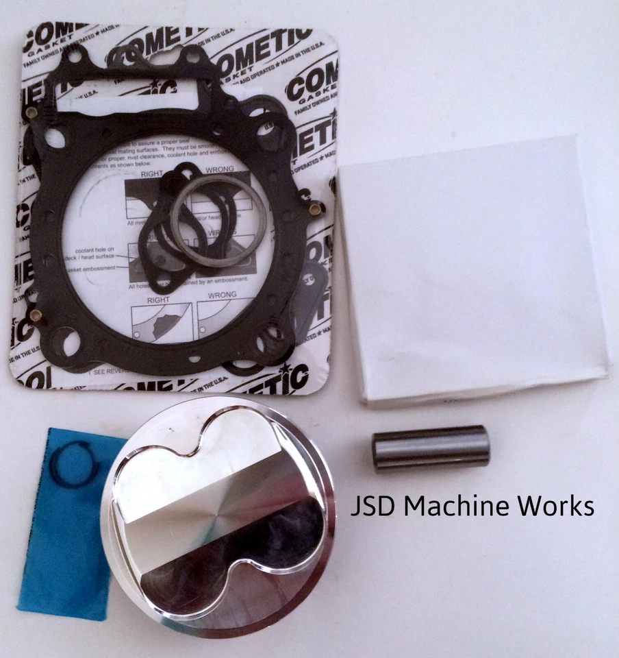 Комплект прокладок верхнего конца поршня кометы большого диаметра 12,5:1 CP 03–04 Kawasaki KLX400 94 мм - Изображение 1 из 1