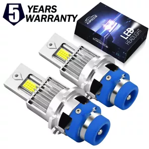 2X D4S D4R LED Headlight Bulb Replace HID Xenon Super White 8000K Conversion Kit - Picture 1 of 12