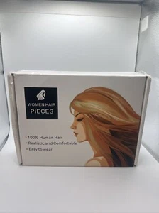 Beautiful Metamorphosis Womens Grey 100% Human Hair Easy Wear Hairpieces 6 Inch - Picture 1 of 5