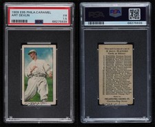 1909 Philadelphia Caramel E95 Art Devlin #7 PSA 1.5