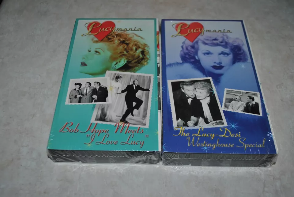 NEW LUCY MANIA VHS S/2 BOB HOPE MEETS " I love Lucy" +Lucy-Desi Westinghouse Spe - Image 1 of 1