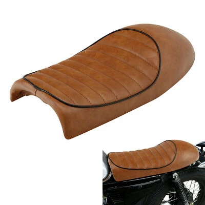 Motorcycle Hump Cafe Racer Saddle Vintage Seat Fit For Honda CB Suzuki Yamaha - Image 1 of 4