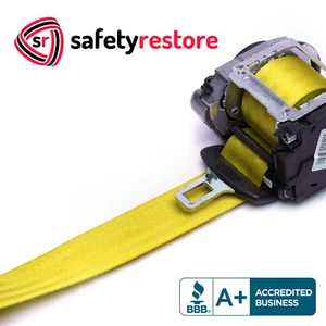 FOR TOYOTA TACOMA YELLOW SEAT BELT WEBBING REPLACEMENT - SEATBELT HARNESS - Picture 1 of 1