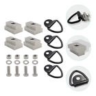  4 Sets Groove Ring Slot Nuts Are Made of Trailers Cargo Hook Bolt