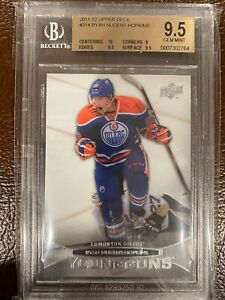 2011-12 Upper Deck Young Guns Ryan Nugent-Hopkins Rookie Card Graded BGS 9.5 RC