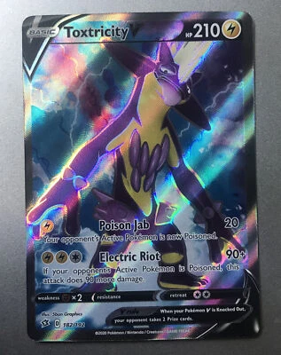 Pokemon TCG Toxtricity V 182/192 Rebel Clash Set - Image 1 of 4