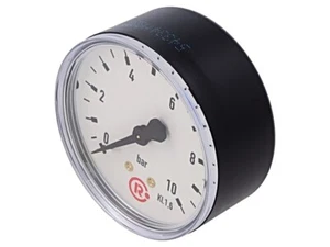 217-K Manometer 0-10bar 63mm Temp: -20-60°C Mat.Geh: Kunststoff PNEUMAT - Picture 1 of 1