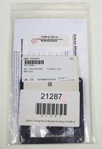 Extron 70-086-01 Mounting Bracket, Gray – NEW - Picture 1 of 3