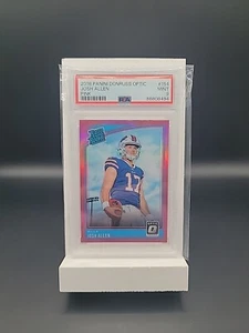 Panini Donruss Optic Josh Allen 2018 clasificación Rookie Pink SP Prizm - PSA 9 como nuevo - Imagen 1 de 2