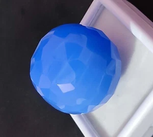 255.60 Ct A+ Natural Welo Opal Blue Color Australian Untreated Ball Cut Gemstone - Picture 1 of 16