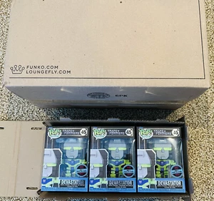 LOT of 3 DEVASTATOR Transformers Funko Pop Digital Legendary Physical Redemption - Picture 1 of 1