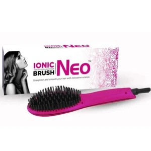 Professionelle NEO Ionen Wärme Glättung PINK Soft Touch BÜRSTE - Bild 1 von 11