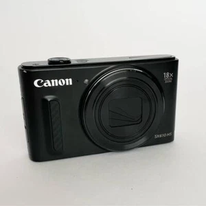 CANON PowerShot SX610 HS 20.2MP Black Digital Camera with Battery - Picture 1 of 12