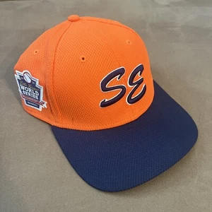 SE 2014 LLWS Hat Little League World Series Baseball Hat Orange & Blue New Era - Picture 1 of 6