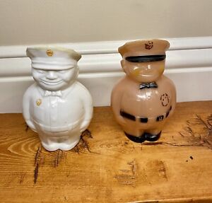 Vintage Set of Two (2) Plastic Shell & Phillips Service Station Attendant Bank's