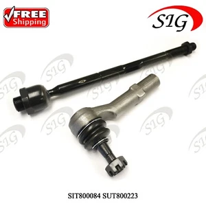 Kit de varillas de dirección JPN de 2 piezas juego interior-exterior para GMC Sierra 1500 2007-2013 - Imagen 1 de 5