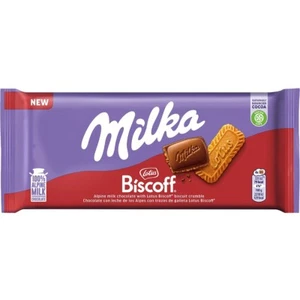 12 x 90g Milka Alpenmilchschokolade und knuspriger Lotus Biscoff-Kekse - Bild 1 von 4