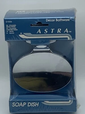 Porta Jabonera Astra De Colección Devoto Cromo Pulido D1006 Retro Franklin Latón EE. UU. Foto 1 de 4