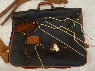 BOTTEGA VENETA MARCO POLO BLACK BROWN VINTAGE GARMENT BAG, USED ONCE - Image 1 of 4