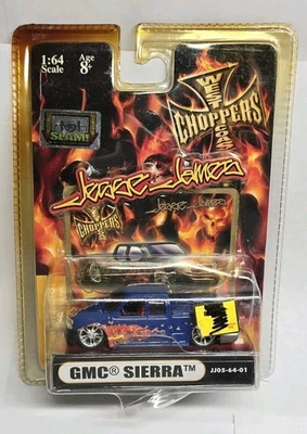 West Coast Choppers Jesse James GMC Sierra 1/64 Muscle Machines Diecast - Image 1 of 4