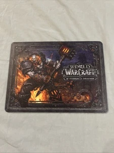 Tapis de souris World of Warcraft Warlords of Draenor édition collector 10,5 x 8 - Photo 1/2