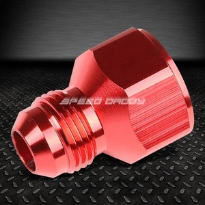 12AN AN12 FEMALE FLARE TO MALE 10AN AN10 RED ALUMINUM FINISH FITTING ADAPTER - Picture 1 of 2