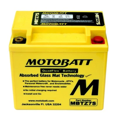 MotoBatt AGM Battery 2005-2017 fits Honda CRF 450X 2008-2019 CBR 1000RR Foto 1 de 4