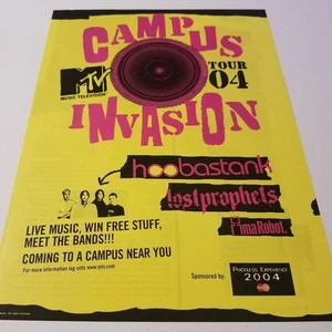 Anuncio Campus Invasion Tour (Hoobastank Lostprophets Ima Robot) - Imagen 1 de 1