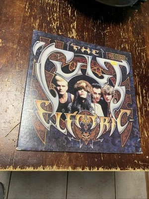 The Cult – Electric Vinyl Record Album 1987 Original Vintage Promo Gatefold - Imagem 1 de 4