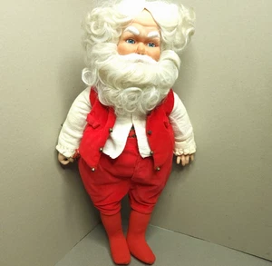 Vintage 1988 Danbury Mint Santa Claus 18in Bisque Porcelain Doll Christmas Decor - Picture 1 of 13