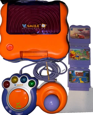 Vtech V.Smile Lernkonsole V Tech Konsole mit Spielen und Controller SEHR GUT PAL - Bild 1 von 4
