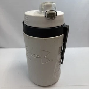 Under Armour Thermos 64 oz Insulated BIG Hydration Water Bottle w/ Handle White - Picture 1 of 11