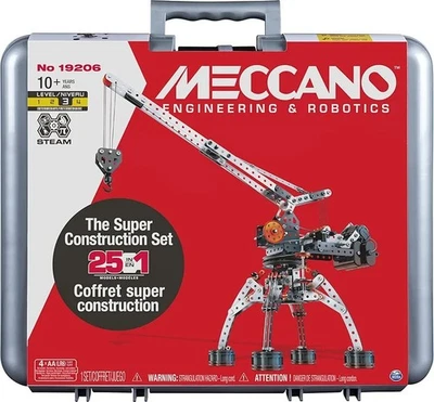 Meccano Super Construction 25-in-1 Motorized Super Construction Set