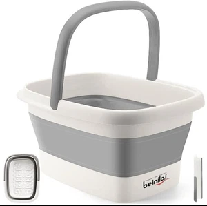 Beinilai Bañera Lavabo Pies Plegable para Remojar Pies Cubo de Plástico NUEVO - Imagen 1 de 10
