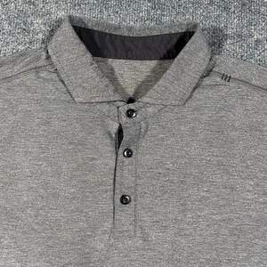 Lululemon Evolution Short Sleeve Polo Shirt Mens 2XL Stretch Performance Fabric - Picture 1 of 5
